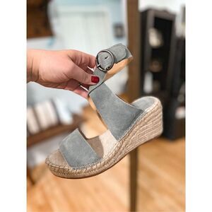 Splendid wedge wrap around heels